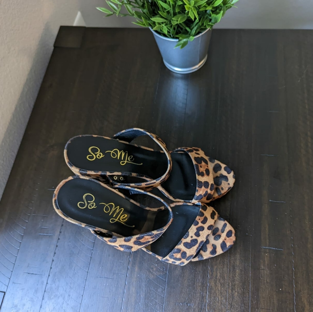 Leopard Pattern Heel - Picture 8 of 10